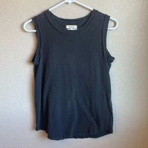 Madewell Standard Muscle Tank Black